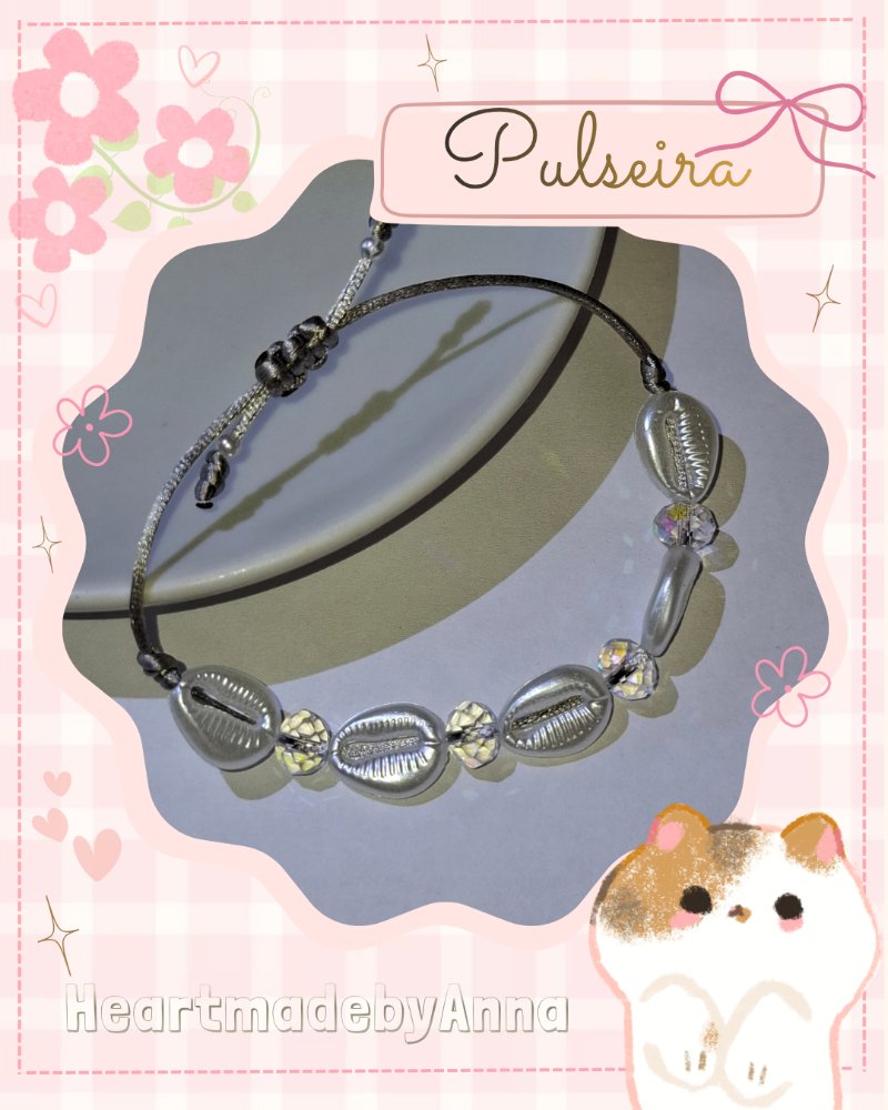Pulseira Búzios brilhantes 💎