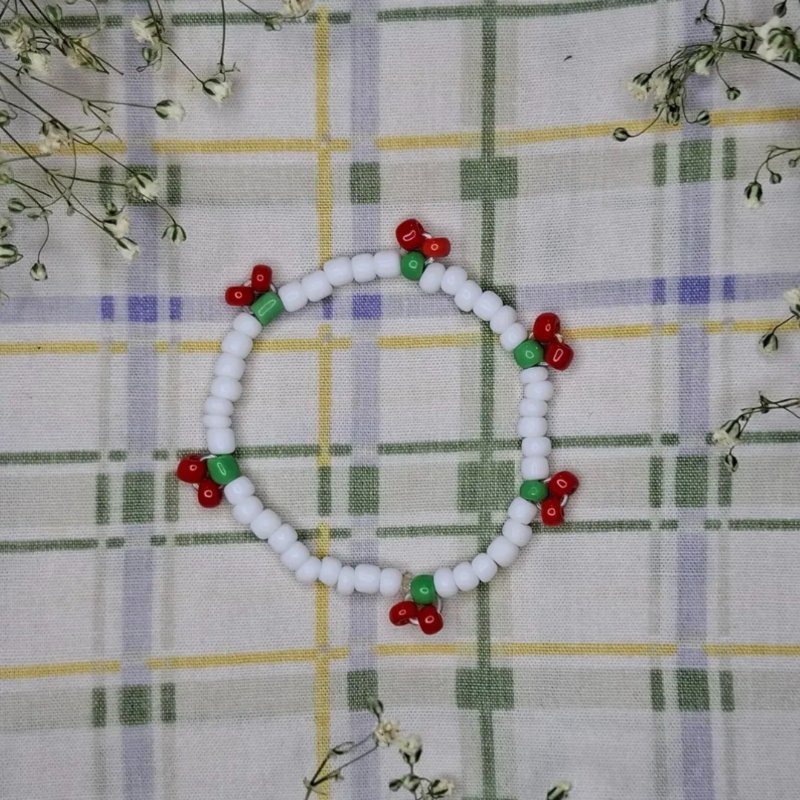 Pulseira de Cerejas 🍒